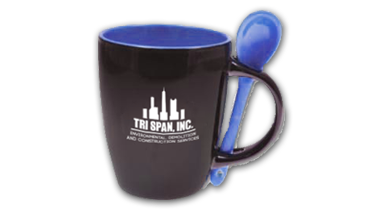 Ceramic Mug and Spoon