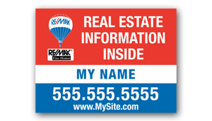 Re/max Yard Sign - Color - 1 - 18x24