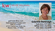 Keller Williams Business Cards – KW-21-Beach With New Logo
