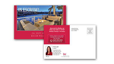 keller williams postcards mailer - in escrow - kw-mailer-00002